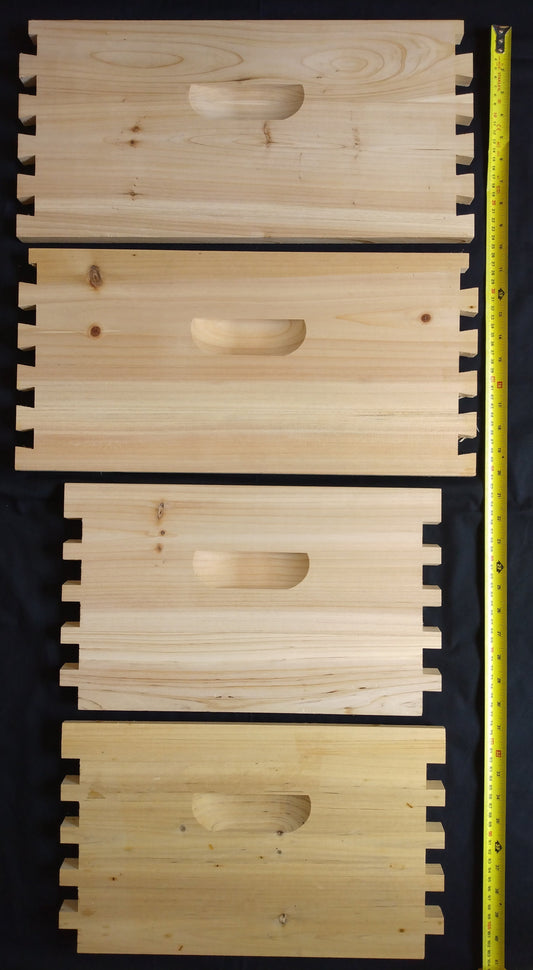 10 deep hive bodies (unassembled)